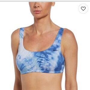 Nike Women's Blue Tie-Dye Sports Bra